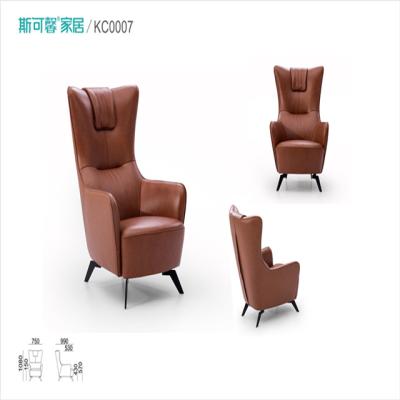 China Cooling Chinese Furniture Manufacturer Provided Modern Living HEAD 5 Piece Leather Chair for sale