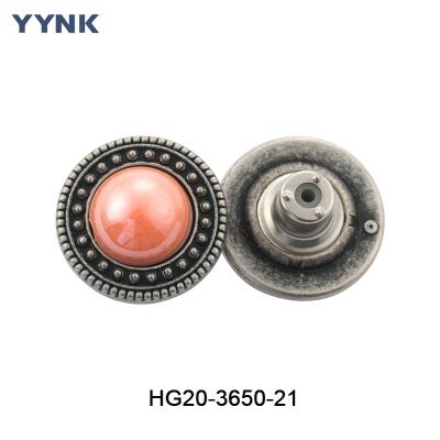 China 20 Years Metal Button Factory Direct Supply Good Price High Quality Custom Tack Button Zinc Alloy Jeans Button for sale