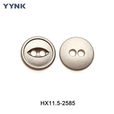 China Factory Wholesale 2 Holes Metal Sew on Buttons Custom Engraved Logo Zinc Alloy Shank Buttons for Shirt,Suit,Garment for sale