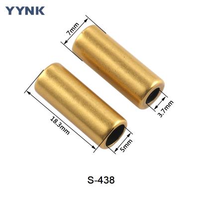 China 20 Years Factory Supply Metal Drawstring Cord End Caps Colorful Plated Zinc Alloy Stopper with Classic Cylinder Shape for sale