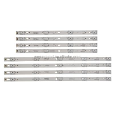 China LED TV DLED Backlight Strips Replacement For TCL 49D2900 49HR330M05A0 V6 49HR330M04B0 V6 TOT_49_D2900_4X4+4X5_3030C 4C-LB4904-HR04J for sale