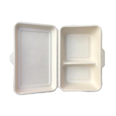 China Mixed Lunch Box Biodegradable Takeaway Disposable Lunch Container Multi-Lattice Pulp Paper Boxes for sale