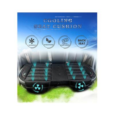 China Depends On Cushion Cushion Size 12V 24V Car Cooling With Fan For Back Seat Summer Truck Cooler Ventilated Seat Cover Mat for sale