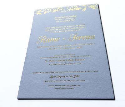 China Europe Foil Printing Wedding Envelopes Invitation Blank Invitation Card Printer for sale