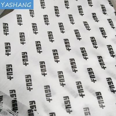 China Custom Christmas Elegant Stationery Moisture Proof Black Printing Wrapping Paper for sale