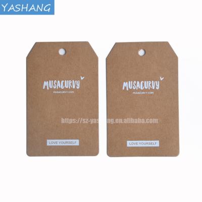 China paper & 2016Eco-friendly cardboard card! Good Quality Custom Full Color Printing Kraft Paper Hang Tag for sale