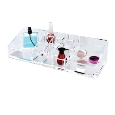 China 2021 Hot Selling Viable Cosmetic Acrylic Storage Box Storage Box Lipstick Storage Box Lipstick Shelf for sale