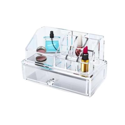 China 2021 Hot Selling Viable Cosmetic Acrylic Storage Box Storage Box Lipstick Storage Box Lipstick Shelf for sale