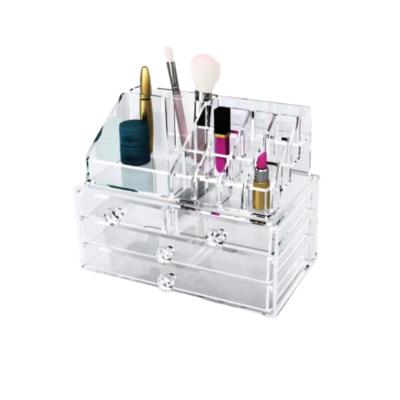 China 2021 Hot Selling Viable Cosmetic Acrylic Storage Box Storage Box Lipstick Storage Box Lipstick Shelf for sale