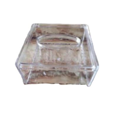 China 2021 Hot Selling Minimalist Acrylic Transparent Tissue Box Tissue Box Office Dining Room Storage Box for sale