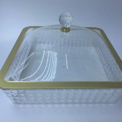 China 2021Factory new direct selling high quality transparent and dustproof acrylic candy box household kitchen products for sale