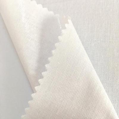 China 100% Permanent Adhesive Cotton Adhesive Collar Softly Felt Interlining for sale