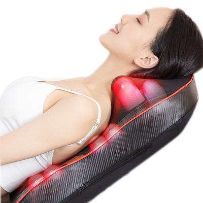 China Body vibration heating massage cushion massage chair electric kneading back cushion with heating function for sale