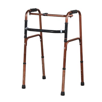 China Factory Direct Supply Large Folding Stock Export To India Foldable Aluminum Alloy And Stainless Steel Walker For The Disabled for sale