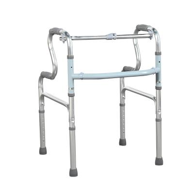 China Hot-sales Products Factory Direct Supply Large Folding Running Foldable Aluminum Alloy And Stainless Steel Walker For The Disabled for sale