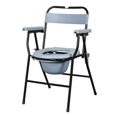 China Good Quality Large Light Running Commode Chair For Elderly And Pregnant Older Woman Folding Light Weight With WC For Home Care for sale