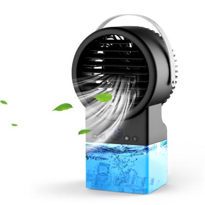 China LED Display 3 in 1 Small Portable Mini Air Coolers Fashion Multifunctional Design Air Conditioner Fan for Sale for sale