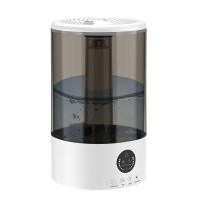 China LED Display Small Jet Humidification Personal Space Air Diffuser Desktop Ultrasonic Humidifier For Home for sale