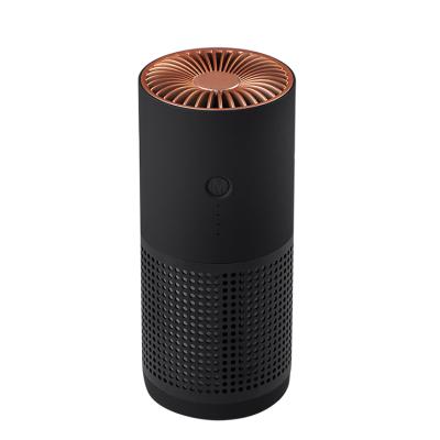 China Real-time Monitoring Space Air Quality Sensor Removal Small Formaldehyde and Odor Mini Car Personal Air Purifier for sale