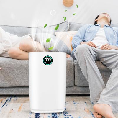 China Humidify 2021 New Design Hepa Filter Household Portable Air Purifier With Humidifier / Remote Control for sale