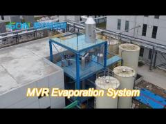 Mild MVR Evaporation System Strong Practicality MVR Water Treatment