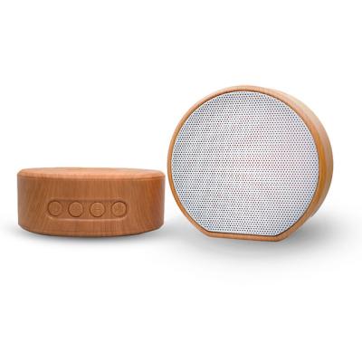 China 2020 New Arrivals Super Bass Stereo Sound Mini Portable BT Wooden Speaker With Subwoofer Speaker High Quality Suit For Car Home Outdoors for sale