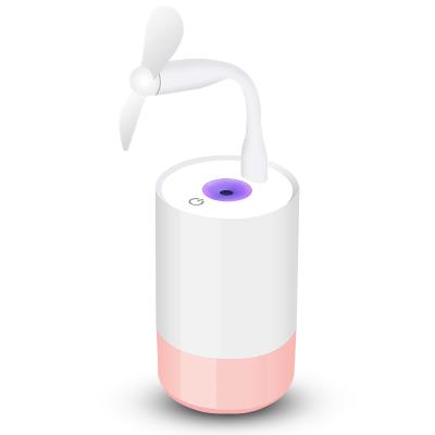 China Portable Mini Air Mist Purifier 320ml Capacity Portable Diffuse Water Cooling Humidifier for sale