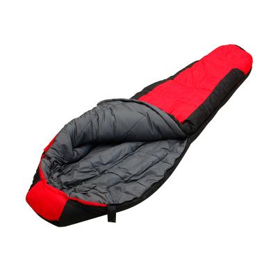 China Mama Custom Design Mama Outdoor Camping Goose Down Sleeping Bags With Waterpoof Ripstop Fabric for sale