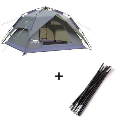 China Straight Bracing Type Luxury Family Camping Tent For Inflatable Resort Ultra Large Outdoor Lightweight for sale