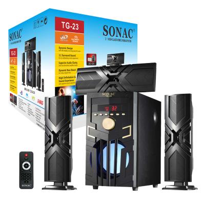 China No SONAC TG-23 Multimedia Audio 3.1Speaker Speaker With Home Theater System Touch Screen Sound Tower for sale