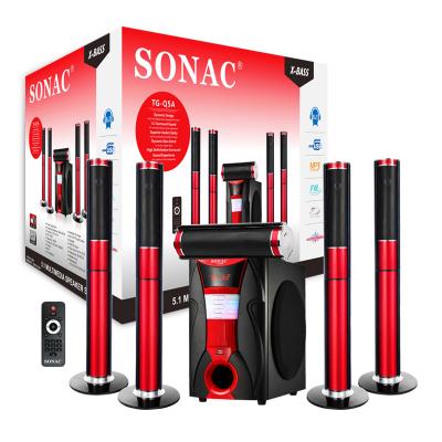 China No SONAC TG-Q5A Radio Bass Karaoke Big Music Soundbar Speaker Home Theater Super High Fidelity 5.1 System for sale