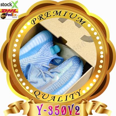 China Cushioning original quality branded shoes 350V2 men's and women's fashion comfortable E-TPU sneaker foam unique sports running shoes men for sale