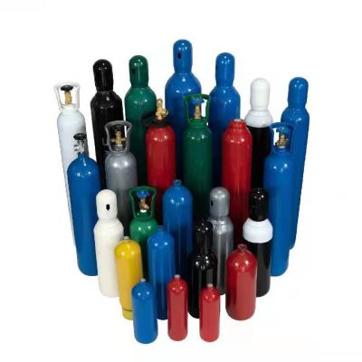 China Lechi Metal Oxygen Cylinder High Pressure Medical High Pressure Oxygen Cylinder with each capacity of 2L, 3L, 4L, 7L, 10L, 15L and 40L for sale