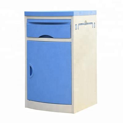 China Easy Clean Easy Cleaning Hospital Used Mobile ABS Medical Bedside Cabinet Price for sale