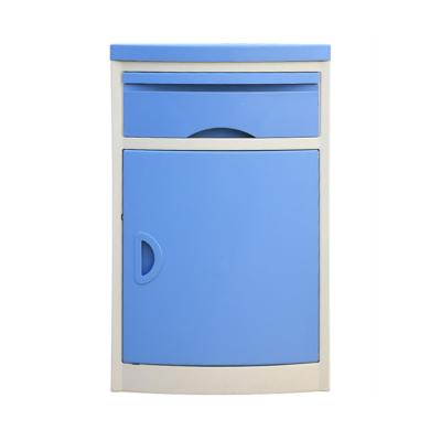 China Hospital Metal ABS Bedside Locker Cabinet Easy Clean Easy Cleaning Medical Table Price for sale