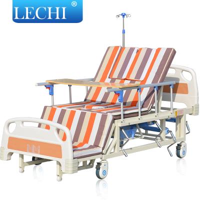 China Primordial Hydraulic Hospital Bed Medical Devices ICU Hospital Bed With Chest Of Drawers For Sale for sale