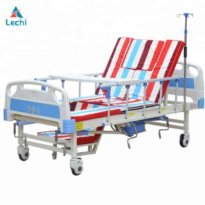 China New Design Manual Home Medical Home Nursing Bed Multifunctional Hospital Nursing Bed for sale