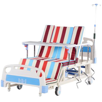 China Multifunctional Medical Hospital Bed Hospital Bed Elderly Turn Over Patient Bed Home Nursing Beds With Toilet for sale