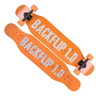 China Ds Durable Goods 42 Inch 7 Ply Longboard Skateboard Dance Skate Full Board For Beginner for sale