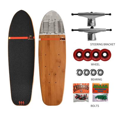 China Force RTS 8 Layer Wooden Single Rocker Deformed Canadian Fish Maple Complete Electric Skateboard for sale