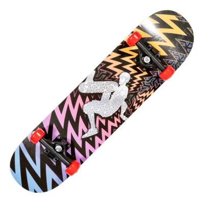 China New Design Durable Factory Wholesale Wooden Girl 24 Inch Full Board 7 Ply Kids Skateboard Skateboard for sale