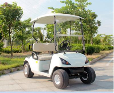 China Weißer elektrischer Golfmobil-Passagier-batteriebetriebene Golf-Laufkatze des Sitzer-2 zu verkaufen