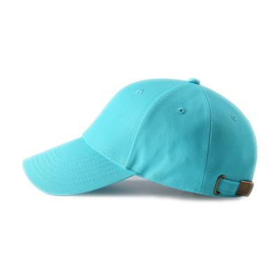 China COMMON Brushed 100% Cotton Custom Plain White Led Hats Light Baseball Cap for sale