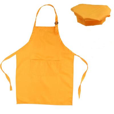 China Custom Eco-Friendly Kids Apron And Chef Hat Child Chef Hat For Kids for sale