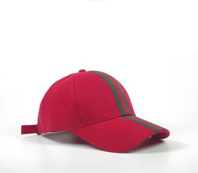 China Real Custom Big Brim Madr Red Cross Baseball Caps COMMON for sale