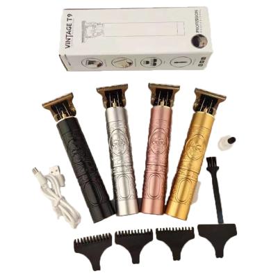 China Professional Safety Vintage T9 Cordless Clipper Hair Trimmer Maquina Cortar Cabelo for sale