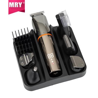 China Hotel MRY Replacement Multi Head Suit Hair Trimmer Rechargeable Nose Trimmer 6 in 1 Men Grooming for sale