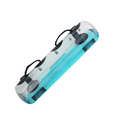 China Portable Durable Transparent Fashion Fitness Water Sandbag Weight Training Bag Bodybuilding Training Exercise Water Bag for sale