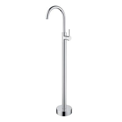 China Brass Contemporary Single Handle Hot And Cold Shower Tub Faucet Bathroom Floor Sliding Bar Tub Faucet Handheld Faucet 24 Hours 3 Years for sale