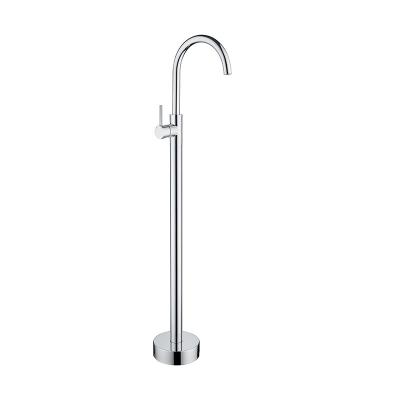 China Without Mixer European Bathroom Shower Slide Bar Freestanding Tub Tub Faucet for sale